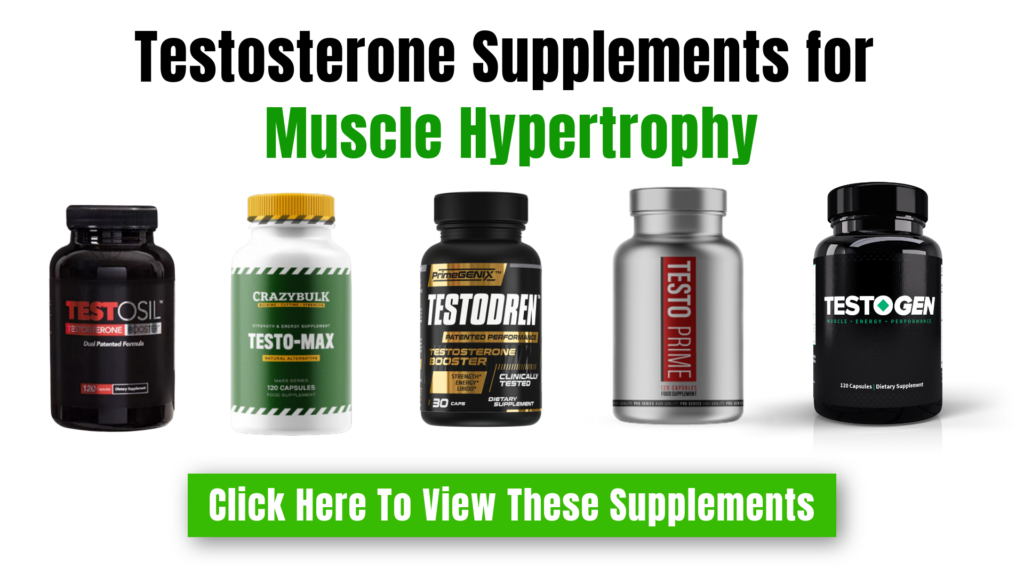 Testosterone Supplements for Muscle Hypertrophy