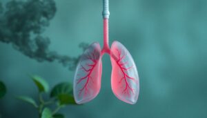 30-day lung recovery timeline after quitting smoking showing progression from damaged to healthy lungs with natural cleansing methods