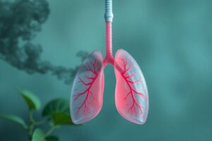 30-day lung recovery timeline after quitting smoking showing progression from damaged to healthy lungs with natural cleansing methods