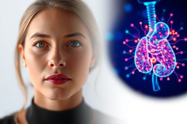 Gut-skin axis showing link between microbiome and glowing skin