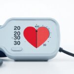 A blood pressure monitor showing high and low readings side by side, symbolizing the differences between hypertension and hypotension.