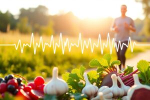 ๐๏ธโโ๏ธ Best Exercises to Lower Blood Pressure Naturally A person jogging outdoors at sunrise with a smartwatch, symbolizing the role of exercise in maintaining healthy blood pressure.