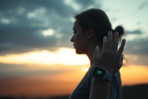 Post-COVID Lung Recovery: A 90-Day Plan to Restore Respiratory Function Person practicing breathing exercises for post-COVID lung recovery with sunrise background