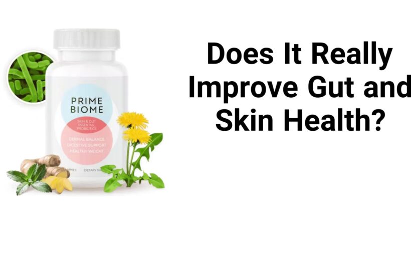 PrimeBiome probiotic supplement for gut and skin health
