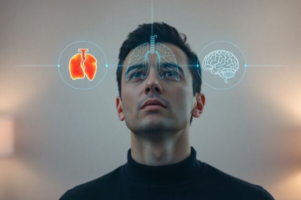 The 3 Types of Shortness of Breath (and What Each One Reveals) Infographic explaining the three main types of shortness of breath - cardiac, respiratory, and anxiety-related