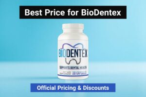 BioDentex pricing infographic showing discount bundles and money-back guarantee.