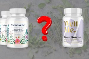 Menovelle vs MenoRescue comparison of ingredients and benefits.”