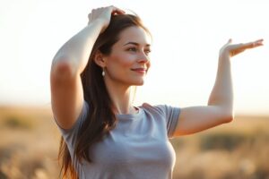 Woman in her 40s recognizing signs of hormone imbalance and restoring balance naturally.