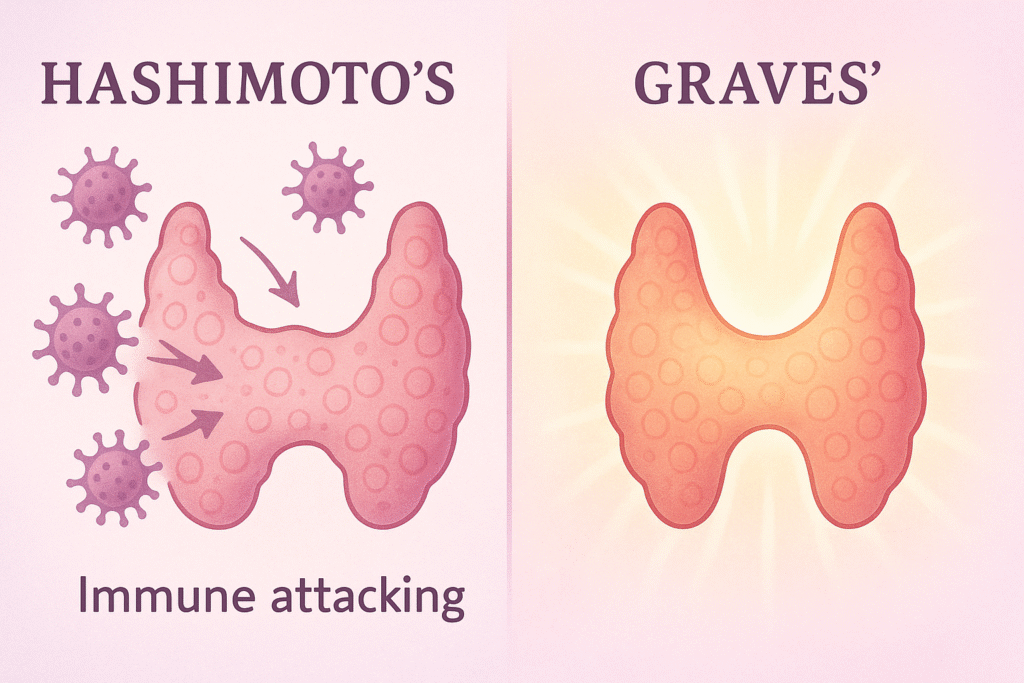 🩺 How Autoimmune Conditions Affect the Thyroid (Hashimoto’s & Graves ...