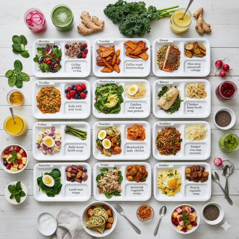 ⭐ The Microbiome Diet: A 7-Day Plan for Better Skin & Digestion