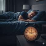 A man sleeping peacefully through the night, representing the goal of overcoming nocturia and frequent bathroom trips.