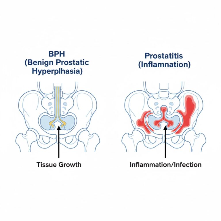 Chronic Prostatitis vs. BPH: Key Differences in Symptoms and Treatment
