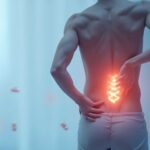 Illustration showing supplements supporting chronic back pain relief