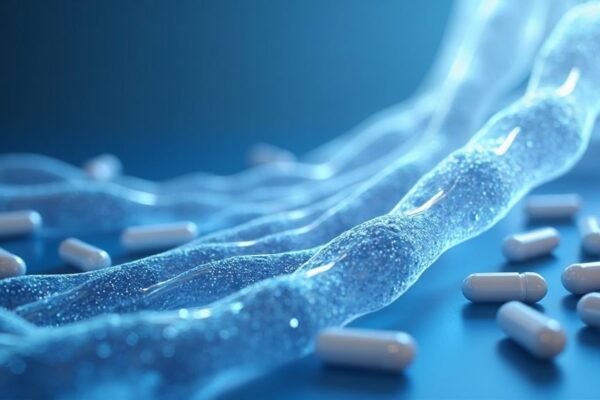 Illustration showing different magnesium types for muscle and nerve pain