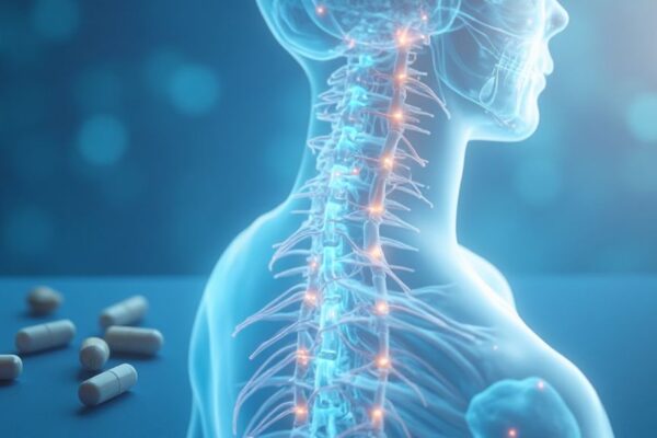 Illustration comparing supplements used for nerve pain relief