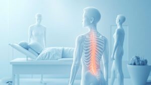 Illustration showing non-surgical options for disc pain