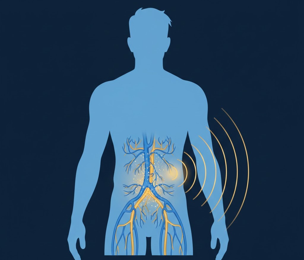 Shockwave therapy for erectile dysfunction illustration
