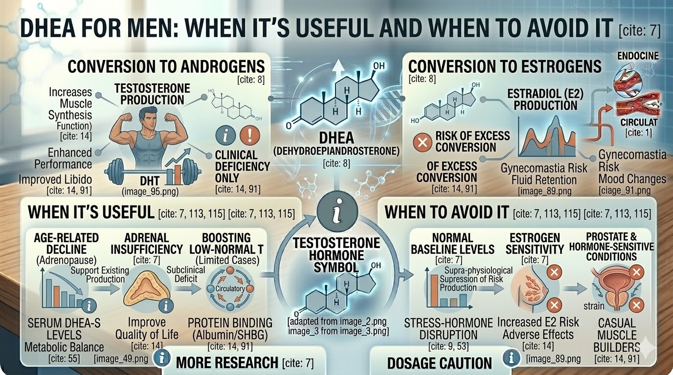 DHEA hormone conversion testosterone estrogen