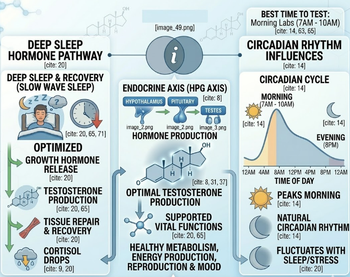 sleep and testosterone hormone production during deep sleep