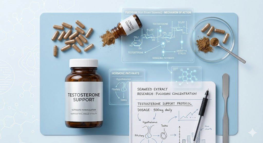 Fucoidan brown seaweed ingredient used in Testodren testosterone supplement